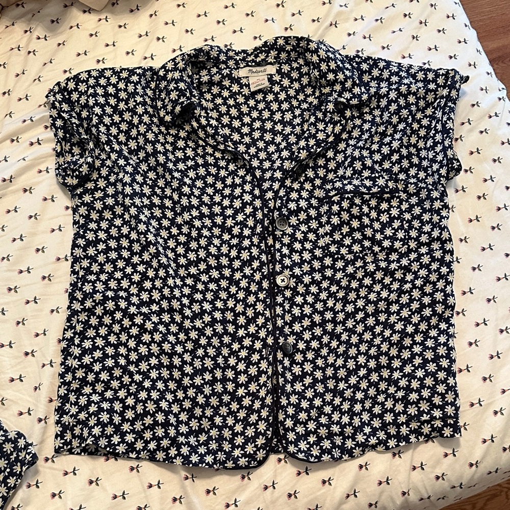 Madewell Daisy PJ Set 100% cotton